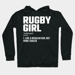 rugby girl Hoodie